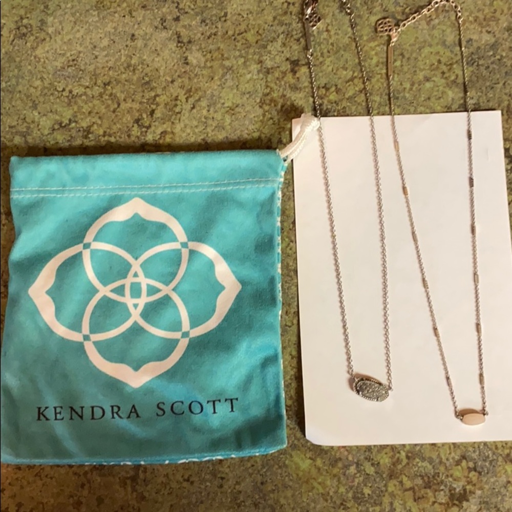 Two used condition Kendra Scott necklaces